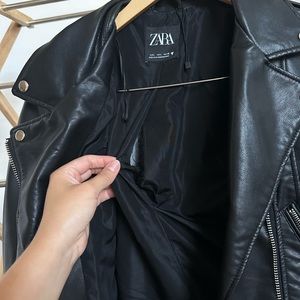 Zara Faux Leather Jacket